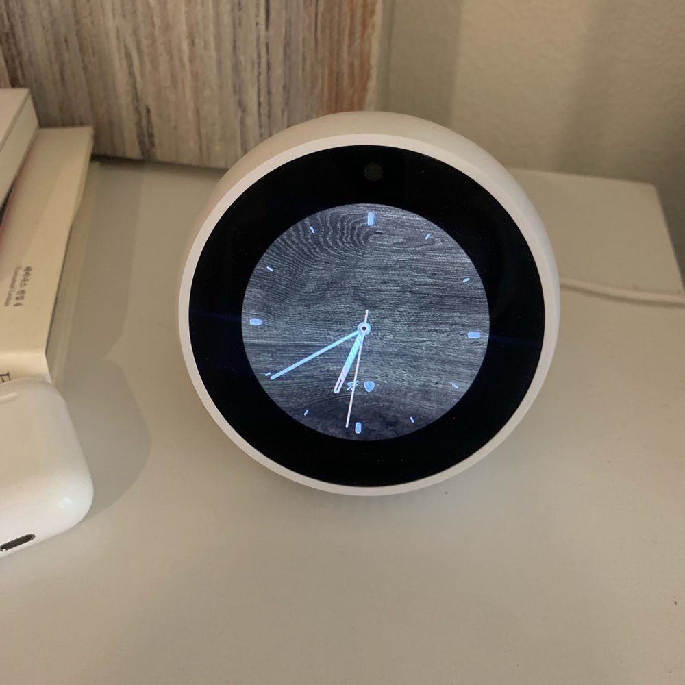 Amazon echo spot smart alarm clock Alexa assistant